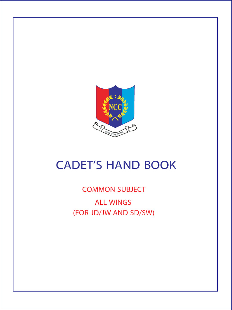 NCC CadetHandbook 1 | PDF | Military | Armed Conflict