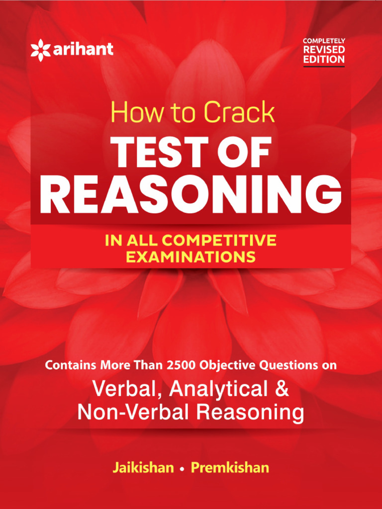 ミュージック Da-iCE Arena Tour 2023 -SCENE- How to Crack Test of Reasoning | PDF | Reason | Logic