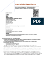 IGNOU - Examination Form Dec23