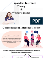 Correspondent Inference Theory and Weiner's Model
