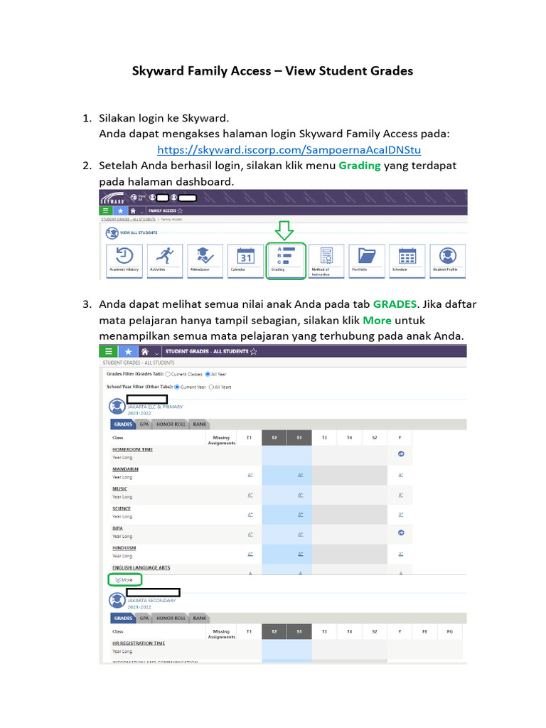 Skyward Family Access