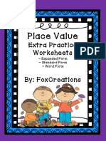 Place Value Practice Worksheets