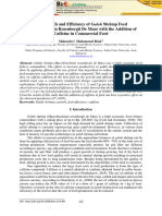 The Growth and Efficiency of Galah Shrimp Feed With The Addition of Caffeine in Commercial Feed - Birex