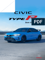 (Honda) Campanha Civic Typer 2023 - Folheto Premium - 218x306mm - R18-View