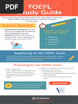 TOEFL Study Guide