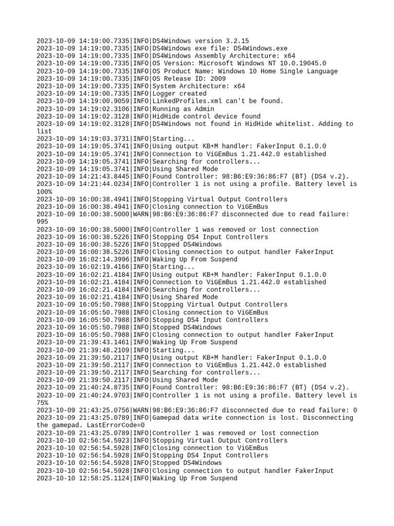 Ds4windows log 20231010 0 download free pdf software ibm pc
