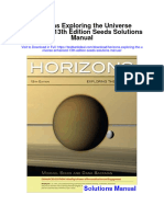 Horizons Exploring The Universe Enhanced 13th Edition Seeds Solutions Manual