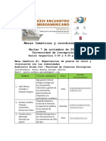 Programación Completa de Mesas y Coordinadores