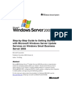 SBS 2003-Step-By-Step Guide to Getting Started With Microsoft Windows Server Update Services