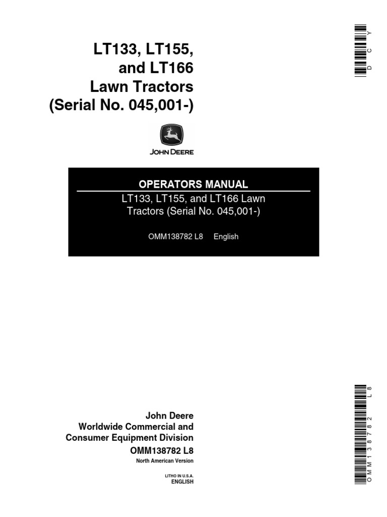 JohnDeere LT166 Manual | PDF | Technology & Engineering