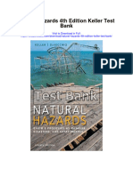 Natural Hazards 4th Edition Keller Test Bank
