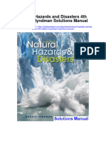 Natural Hazards and Disasters 4th Edition Hyndman Solutions Manual