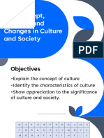 Lesson 2 - The Concept, Aspects, and Changes in Culture and Society
