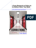 Corrections From Research To Policy To Practice 1st Edition Stohr Test Bank