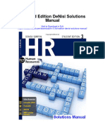 HR 3 3rd Edition Denisi Solutions Manual