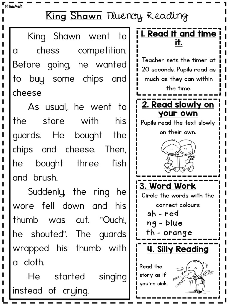 King Shawn Fluency Reading | PDF | Language Arts & Discipline