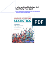 Using and Interpreting Statistics 3rd Edition Corty Test Bank