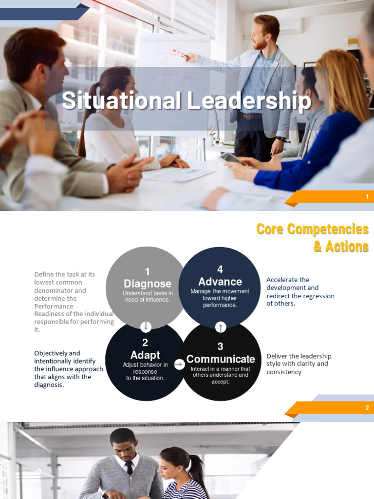 Situational Leadership Intro Pdf Leadership Psychology