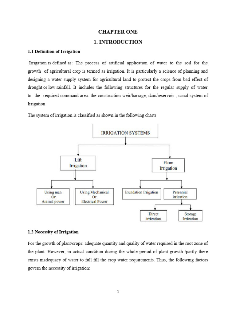Importance of Irrigation Systems | PDF | Evapotranspiration | Soil