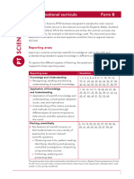 pts14 Links To National Curricula - Form B