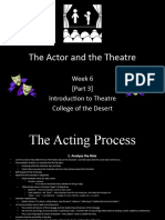 The Actor and The Theatre: Week 6 (Part 3) Introduction To Theatre College of The Desert