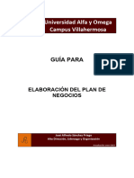 LAVADORA DE AUTOS Guía Plan de Negocios 24 de Octubre Del 2023