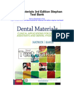 Dental Materials 3rd Edition Stephan Test Bank