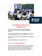 LAS SIETE LEYES DE LA ENSEÑANZA - PDF Versión 1