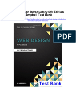 Web Design Introductory 6th Edition Campbell Test Bank