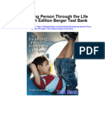 Developing Person Through the Life Span 10th Edition Berger Test Bank