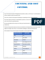 4 Cost Accounting & Cost Control - Cost Sheet & Material