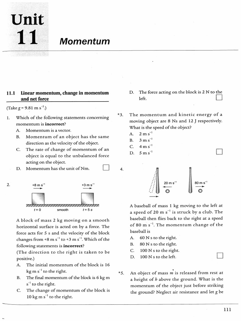 Bk2 Ch7 Momentum MC Solar | PDF