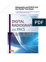 Digital Radiography and Pacs 2nd Edition Carter Test Bank