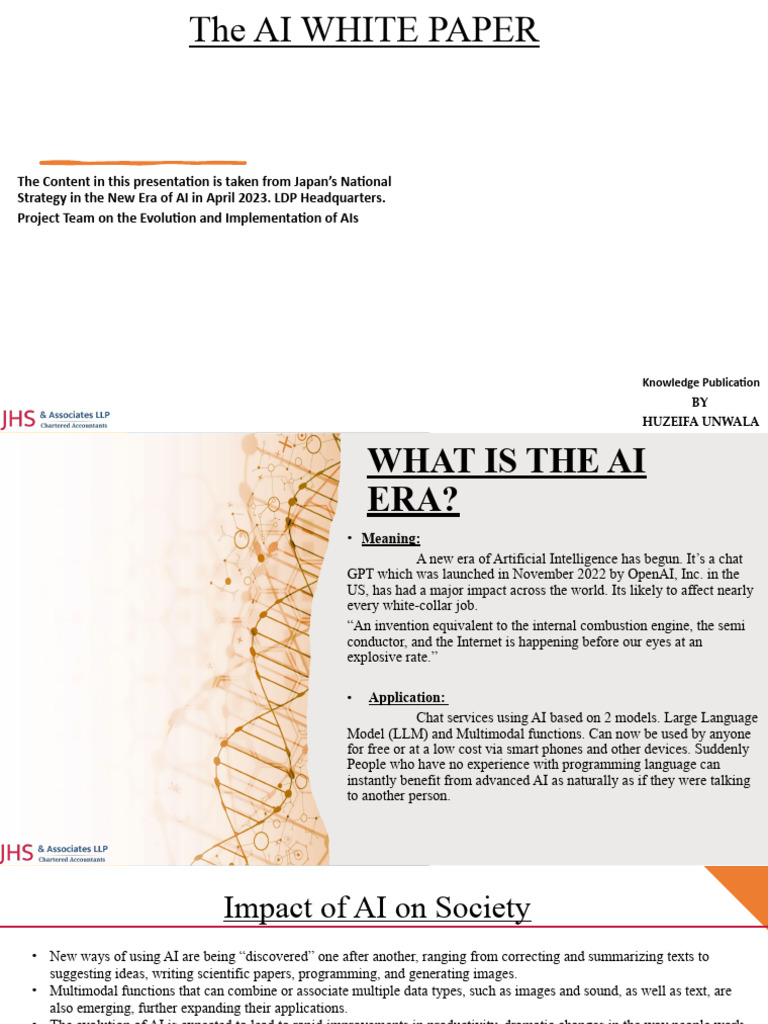 The AI White Paper | PDF | Artificial Intelligence | Intelligence (AI