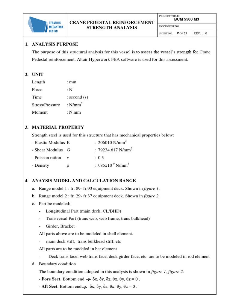 CRANE PEDESTAL Report PDF PDF