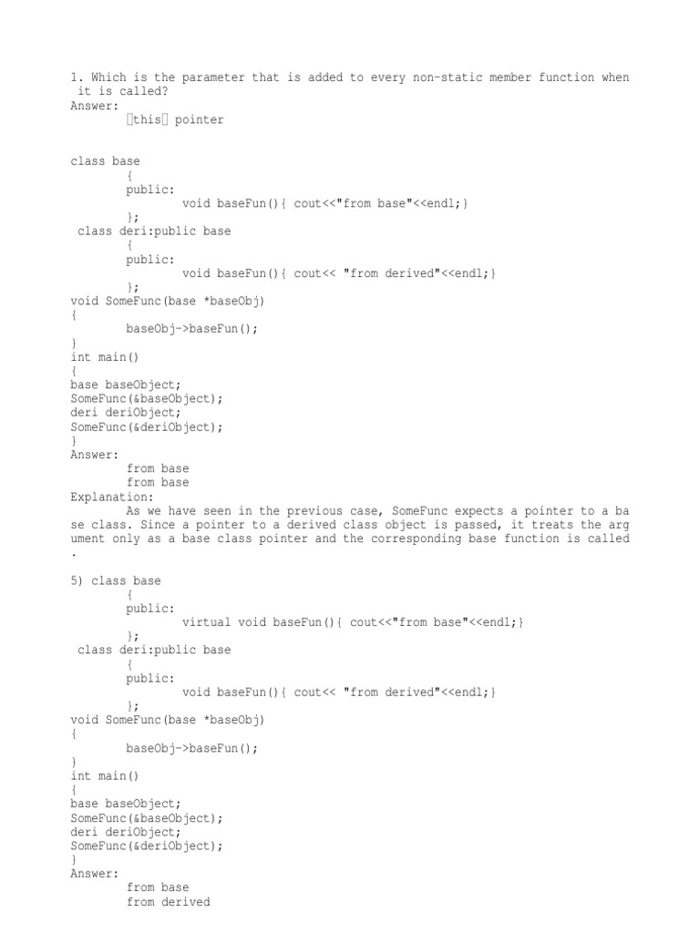 CPP | PDF | Method (Computer Programming) | Subroutine
