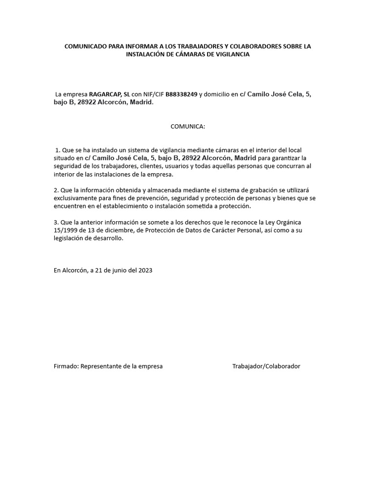 Informacion camaras pdf