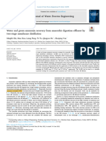 Water and Green Ammonia Recovery From Anaerobic Digestion Effluent by Two-Stage Membrane Distillation