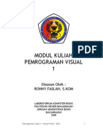 Modul Pemrograman Visual 1 2011