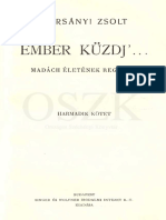 Harsányi Zsolt - Ember Küzdj' 3. - Madách Életének Regénye