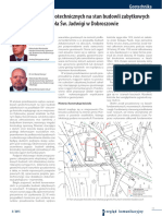 Wpływ Warunków Geotechnicznych Na Stan Budowli Zabytkowych Na Przykładzie Kościoła Św. Jadwigi W Dobroszowie