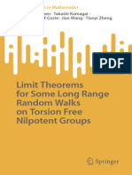 Limit Theorems For Some Long Range Random Walks On Torsion Free Nilpotent Groups