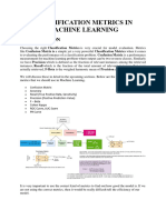 Classification Metrics in Machine Learning