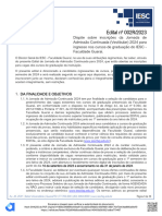 EDITAL - 2023-02r - Processo Seletivo 2024-1 - Retiicacao