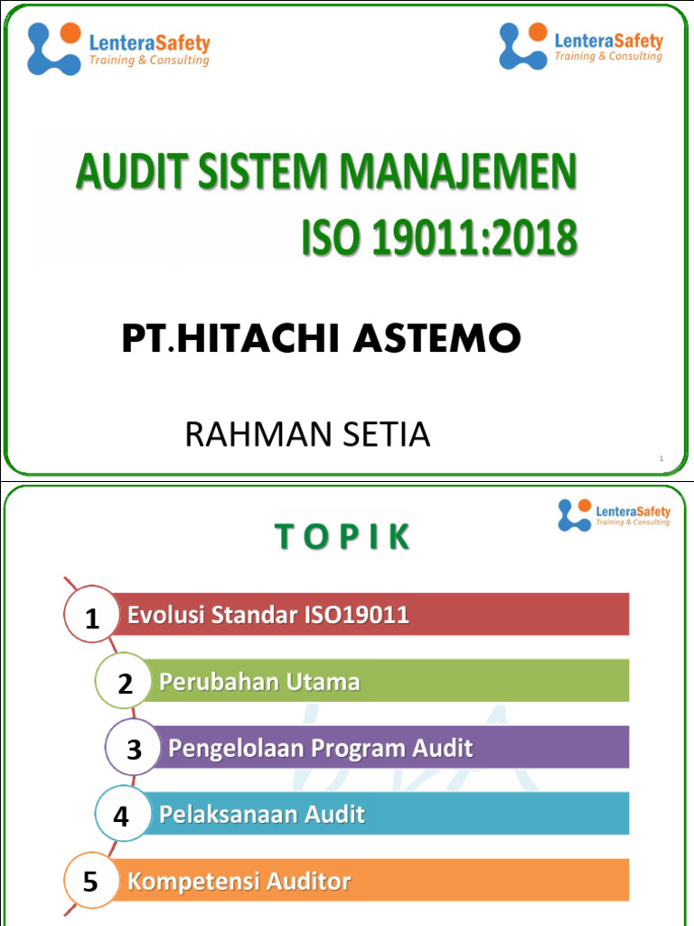 Materi internak audit iso 19011 2018 pdf