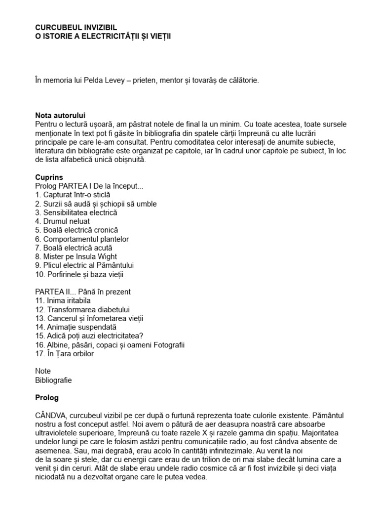 Curcubeul Invizibil-Partea I | PDF