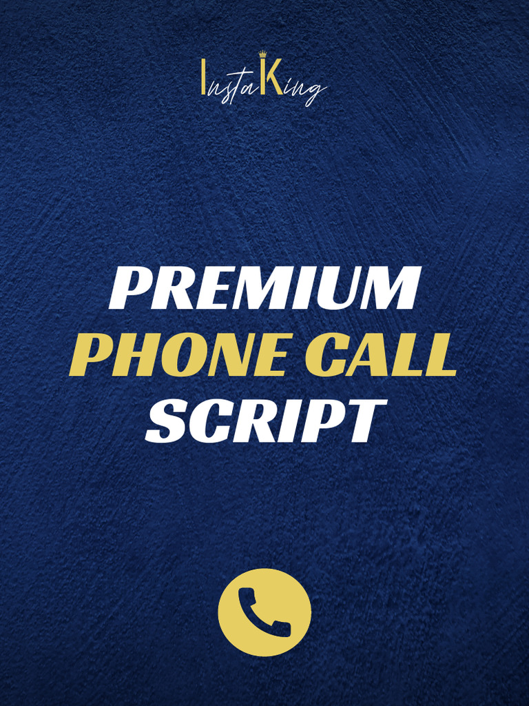 Effective Phone Call Script for Dating | PDF