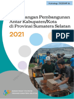 Ketimpangan Pembangunan Antar Kabupaten - Kota Di Provinsi Sumatera Selatan, 2021