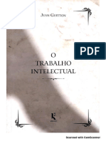 Jean Guitton o Trabalho Intelectualpdf PDF Free