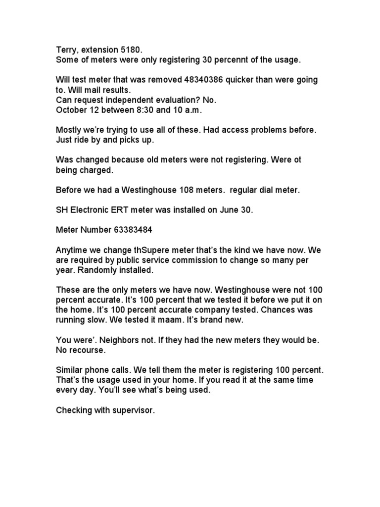 Central Hudson Meter PDF Kilowatt Hour Energy And Resource